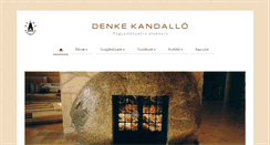 Desktop Screenshot of denkekandallo.hu